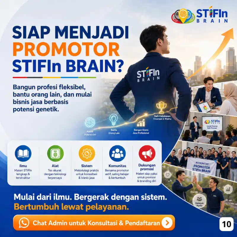 Peluang Bisnis Promotor STIFIn Brainity